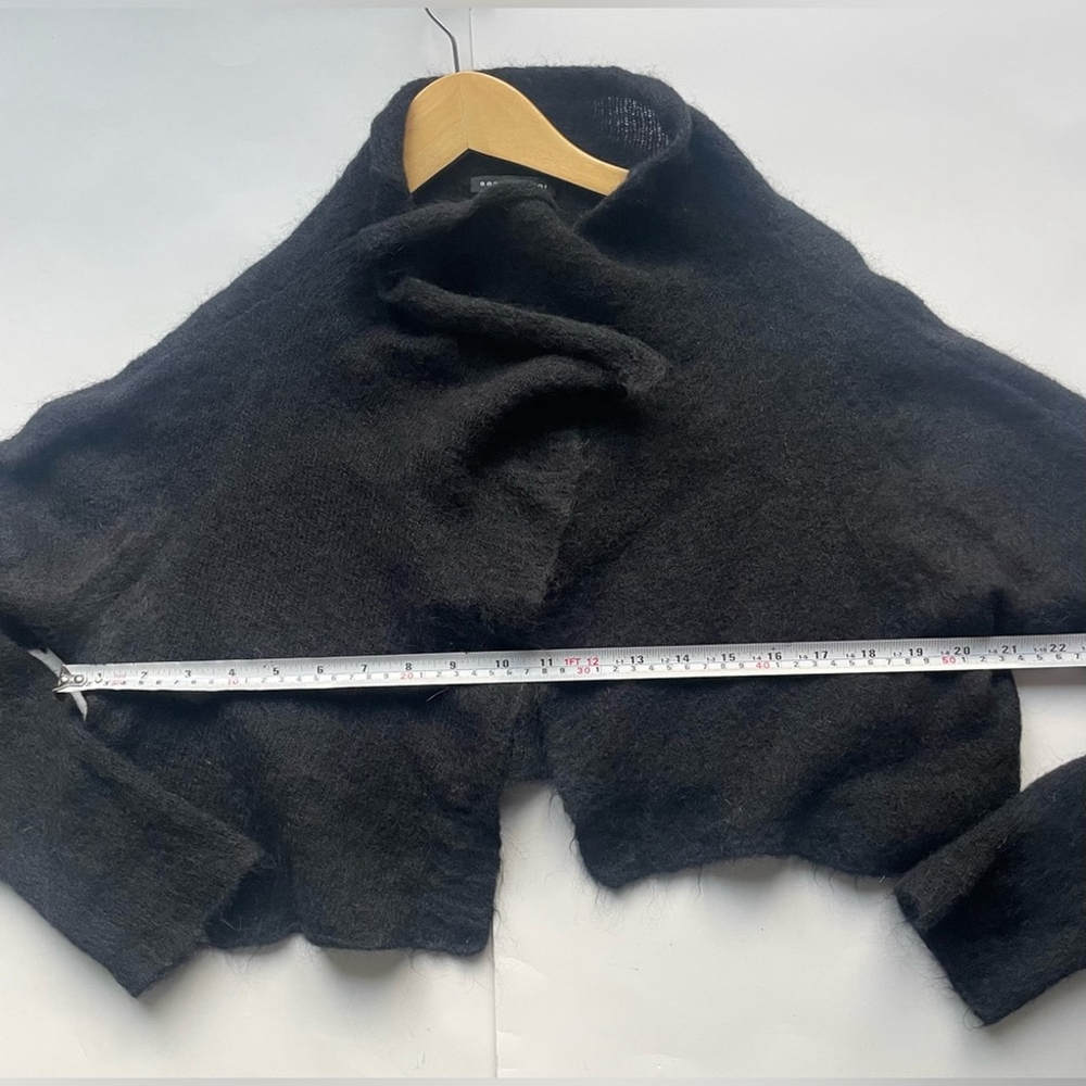 Sarah Pacini mohair Black Logo Back Made in Italy sweater - Picture 6 of 10